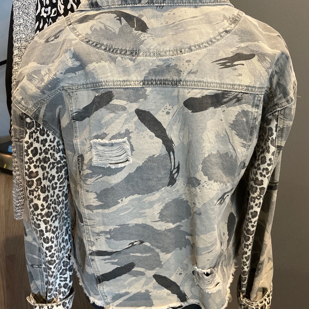Brand New POL distressed Jean jacket